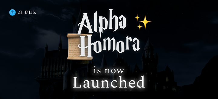 Alpha Homora has launched! 🎩