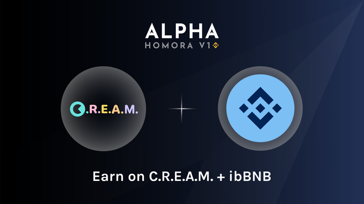 Earn on C.R.E.A.M. + ibBNB