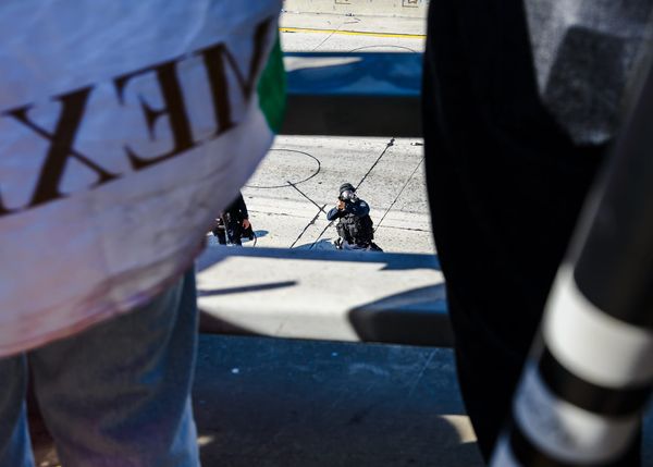 Tally so far: at the anti-ICE demonstrations in June, CHP and LASD fired 9,600 projectiles and chemical munitions at protesters.