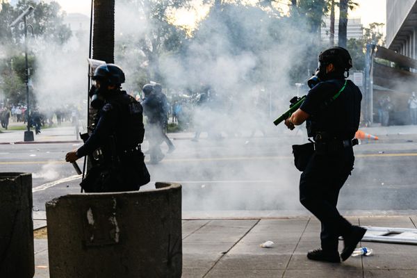LAPD gets the OK from city council to remain a militarized police department for another year.