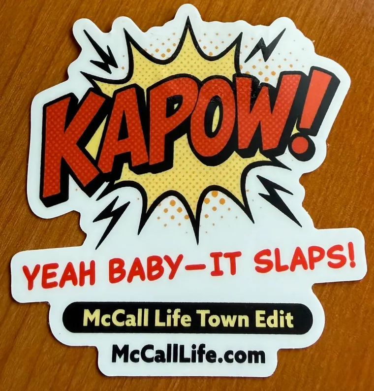Picture of sticker for the movie KAPOW!