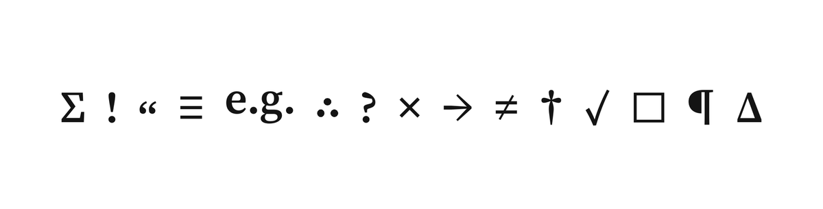 Reading annotation symbols for Keanu M. Heydari's "Reading Marks" system.