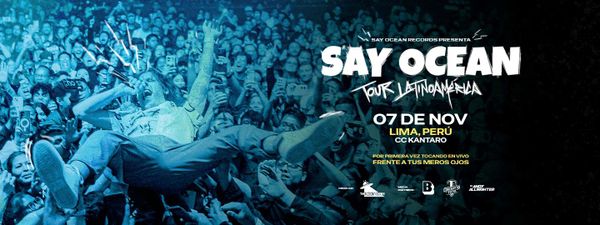 Say Ocean llega por primera vez a Lima con su gira LATAM el 07 de noviembre