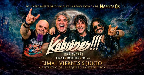 KABRONES, LOS EX MAGO DE OZ EN LIMA 2026