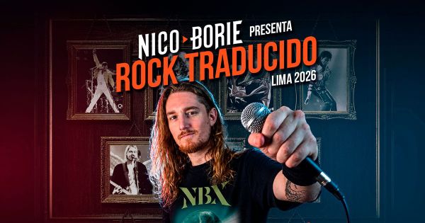 NICO BORIE PRESENTARÁ ROCK TRADUCIDO POR PRIMERA VEZ EN LIMA