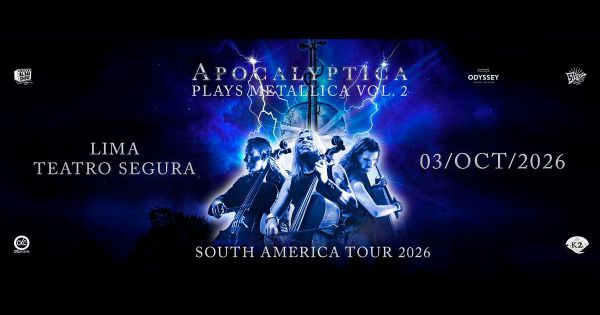 APOCALYPTICA LLEGA A LIMA CON "PLAYS METALLICA VOL. 2"