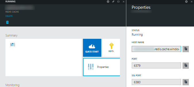 Redis Cache Properties