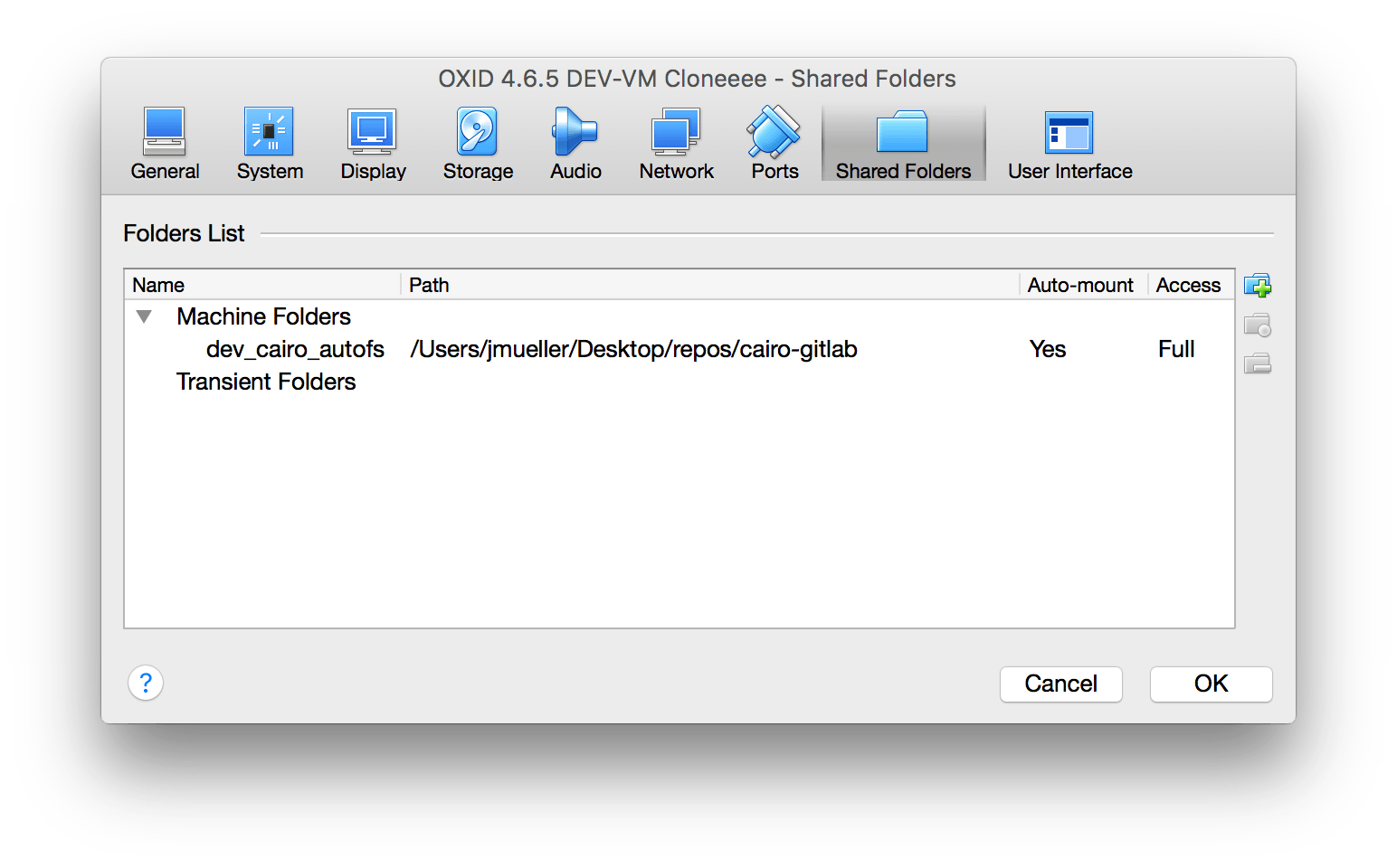 Automonunt Virtualbox Folder mit autofs