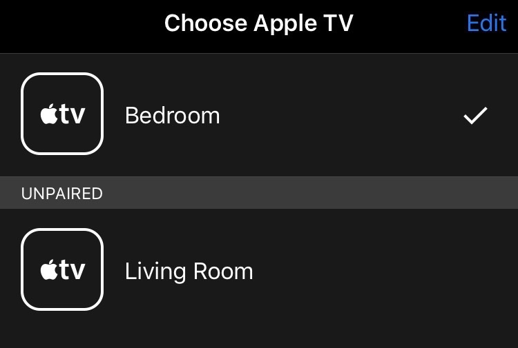 iOS TV Remote von Apple