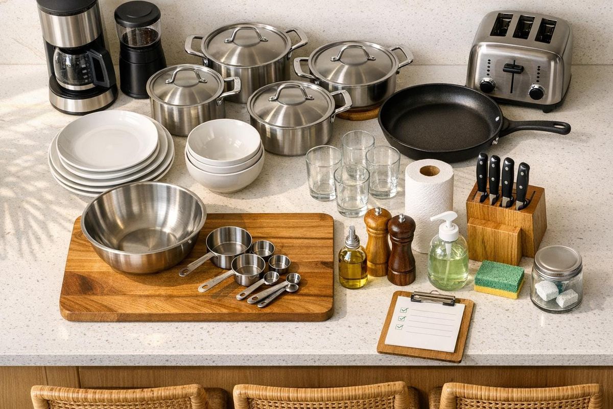 Checklist for Booking 30A Rentals with Kitchens