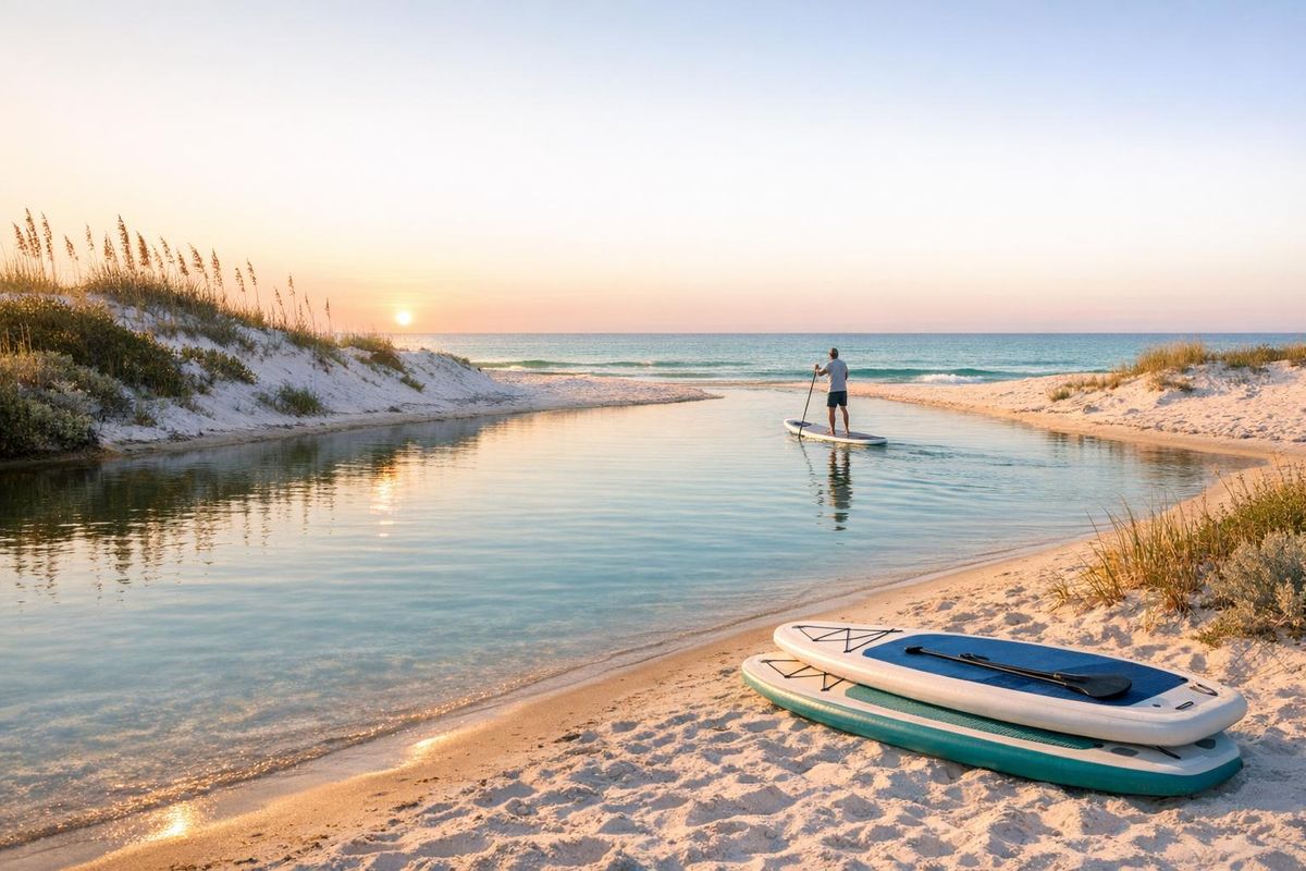 7 Beaches for Paddleboarding on 30A