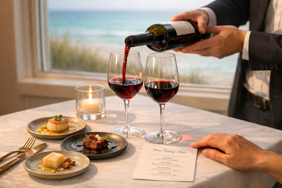 Best 30A Spots for Private Wine Pairing Tastings