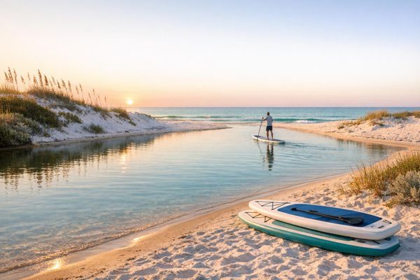 7 Beaches for Paddleboarding on 30A