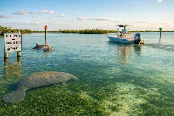 Boating Hazards for Dolphins and Manatees