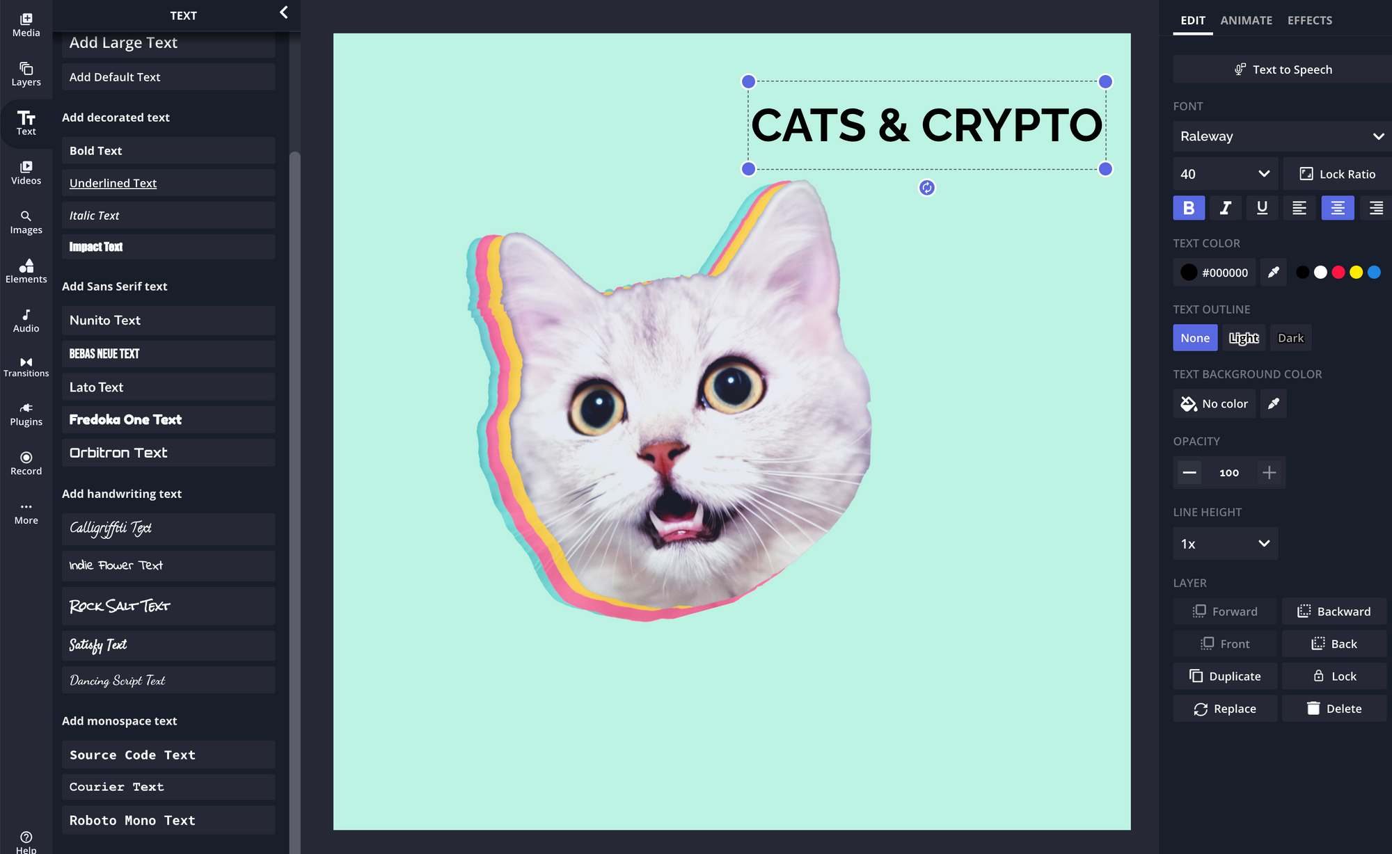 Add text to your podcast logo