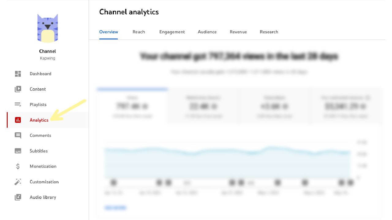 Where to find YouTube analytics on your gaming channel