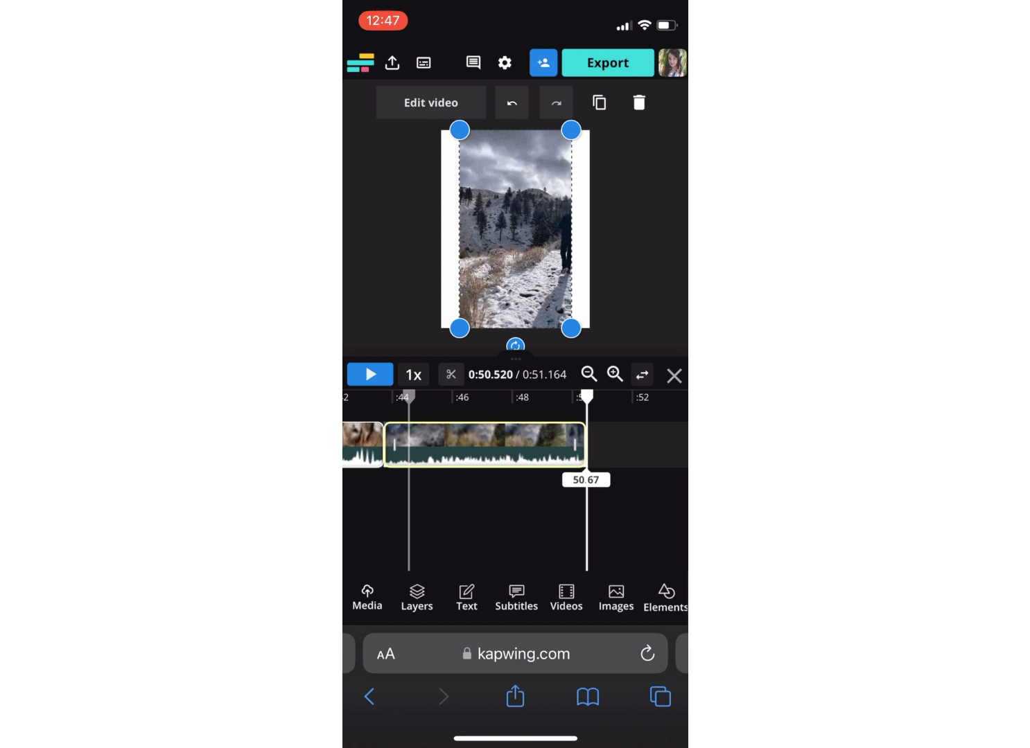 Photo selection screen showing multiple images selected and an Add button in the top-right corner.