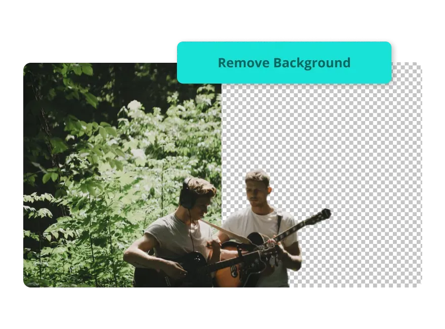 Background remover tool example