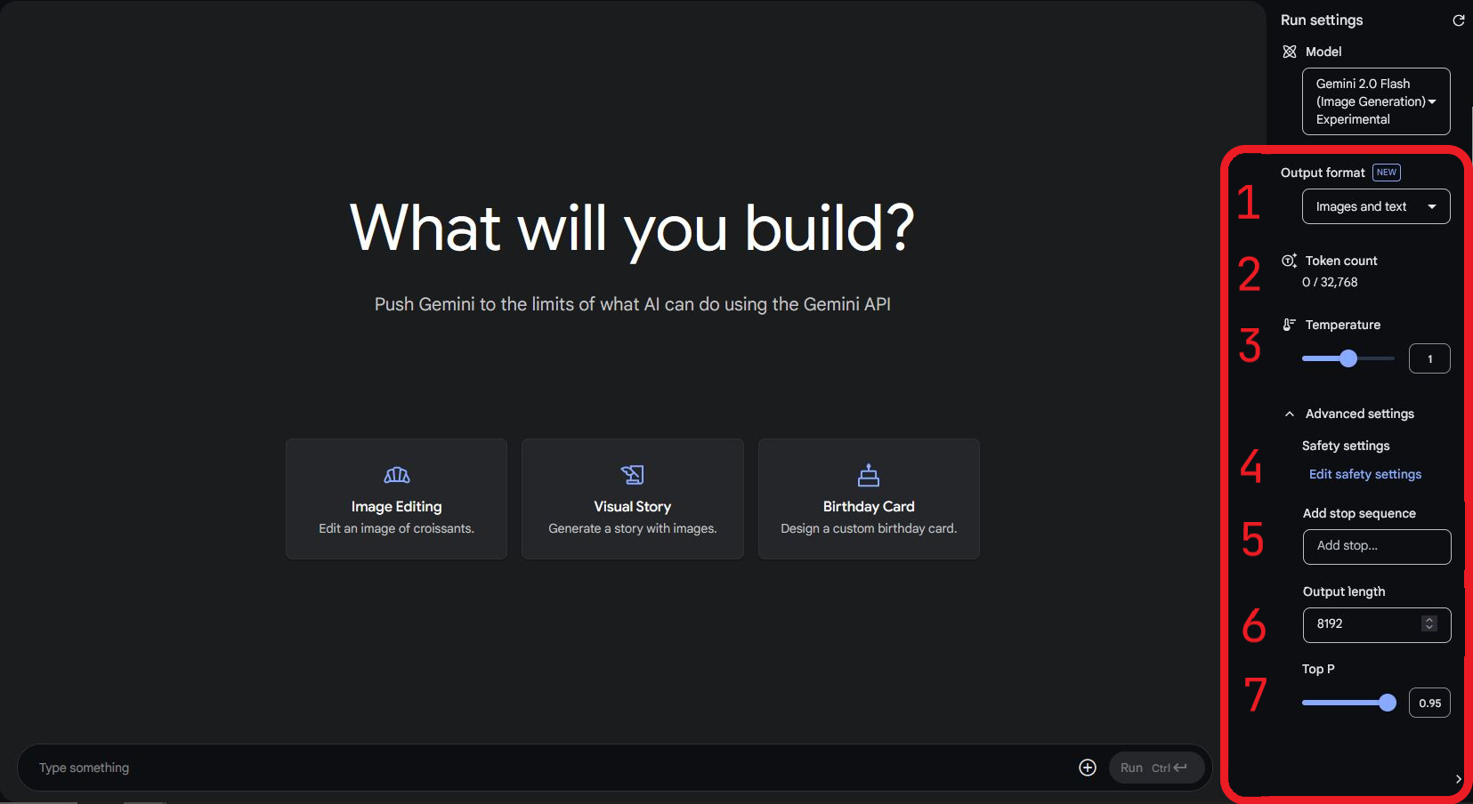 Graphic showing where Gemini's advanced tools are located