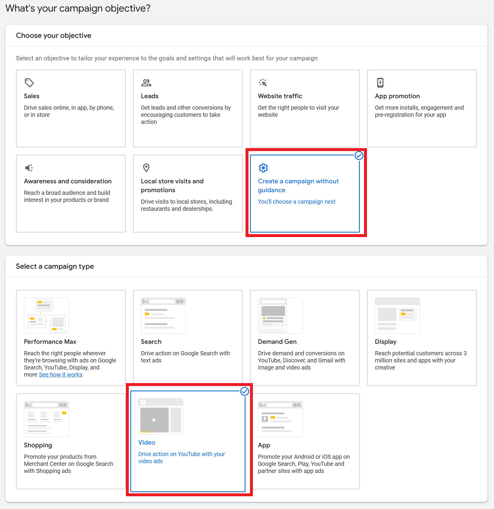 Google Video Ad campaign setup guide. 
