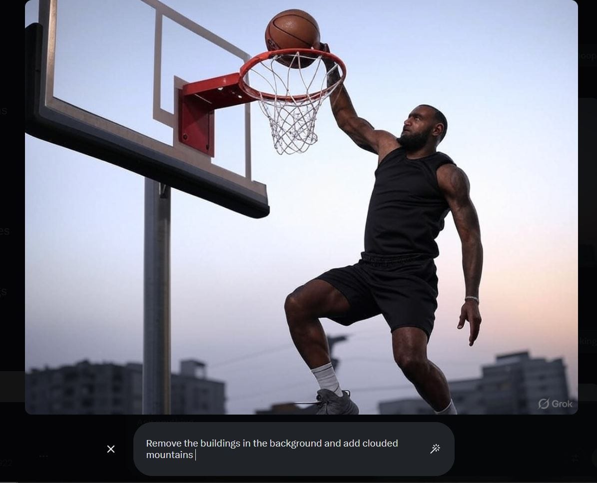Guide showing how to edit Grok AI images.