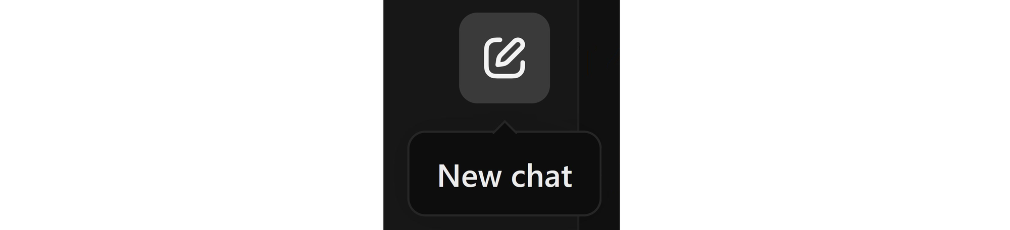 ChatGPT new chat icon.