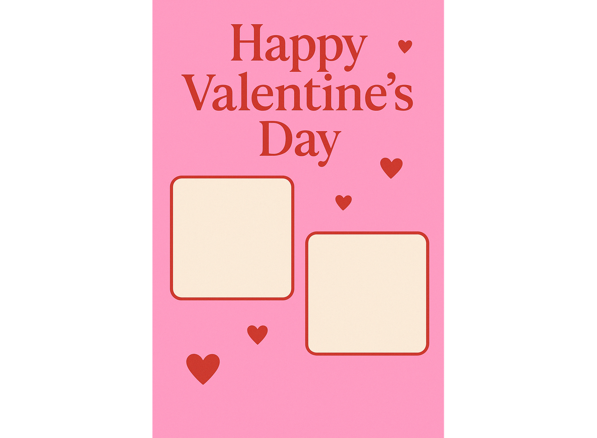 Example ChatGPT generated Valentines day graphic.