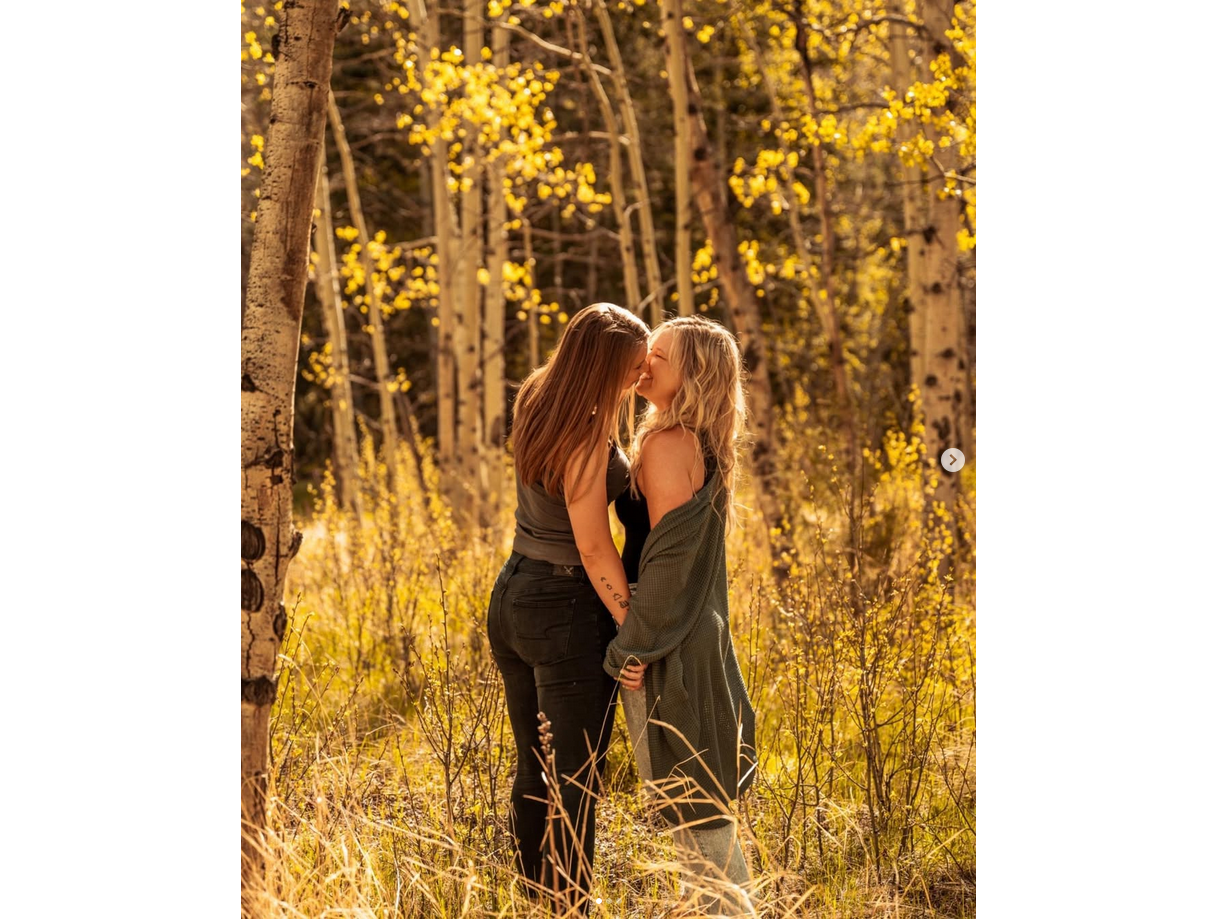 Example of a color balanced wedding party photo.