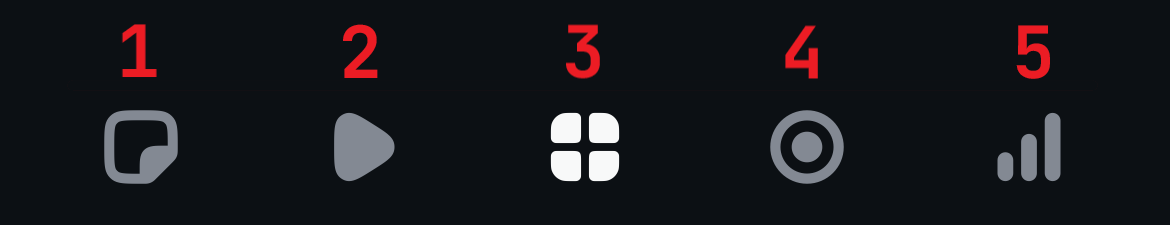 Navigational guide for Instagram Edits. 