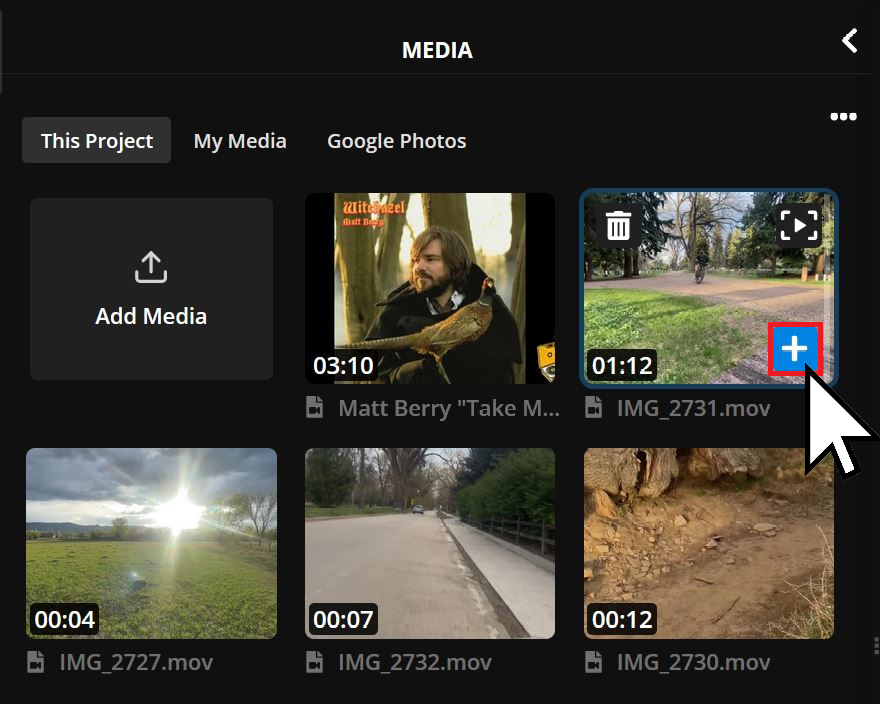 Guide showing how to add files to create a Almost Forgot This is the whole point video.