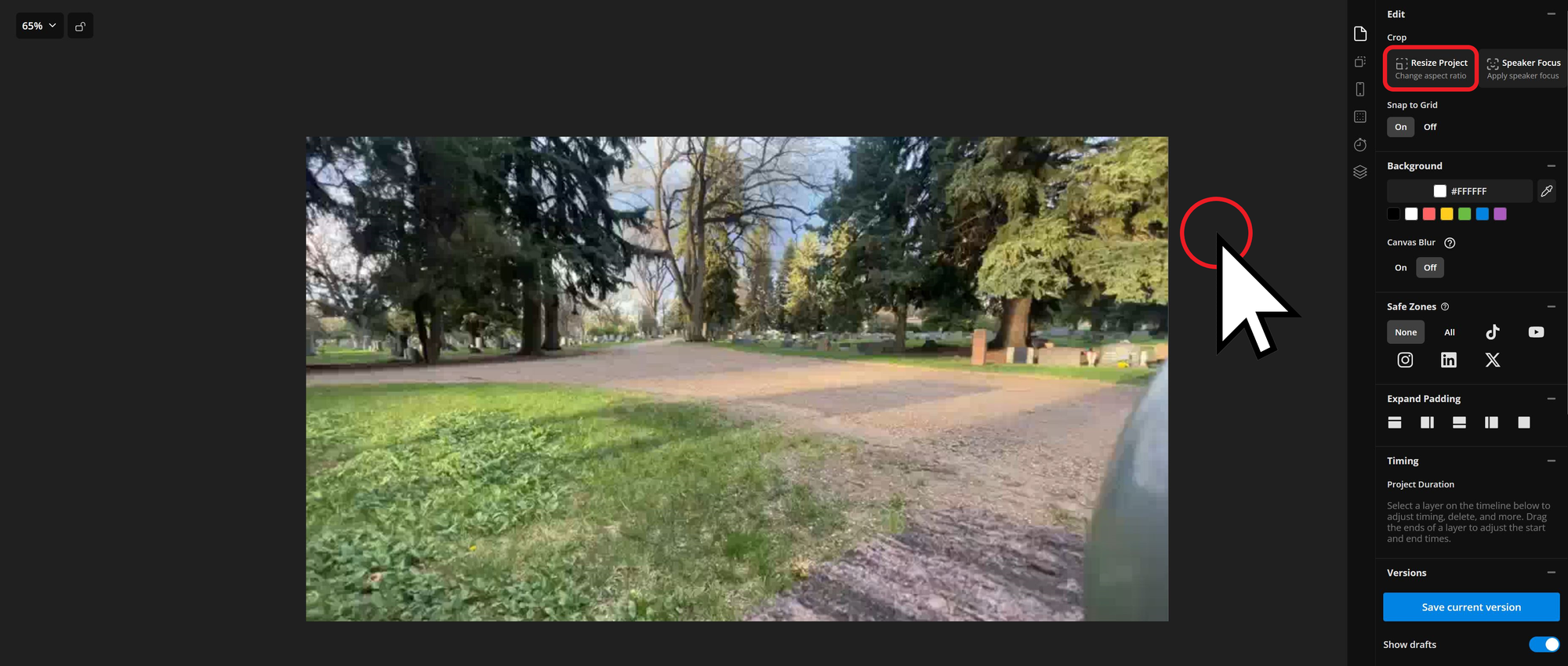 Video resizing guide for mobile apps like TikTok and Instagram. 