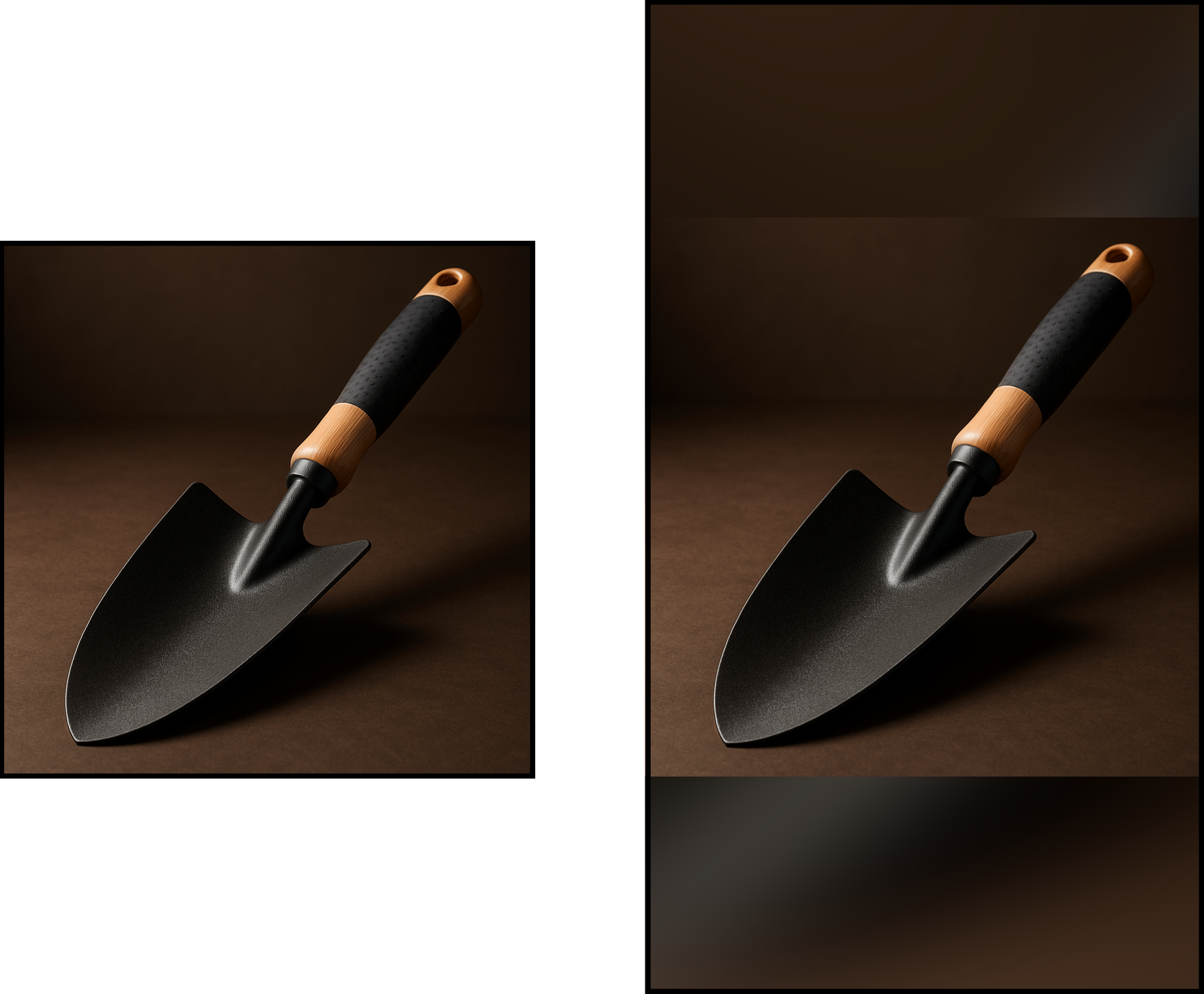 Comparison showing a blurred background for an Instagram Story. 