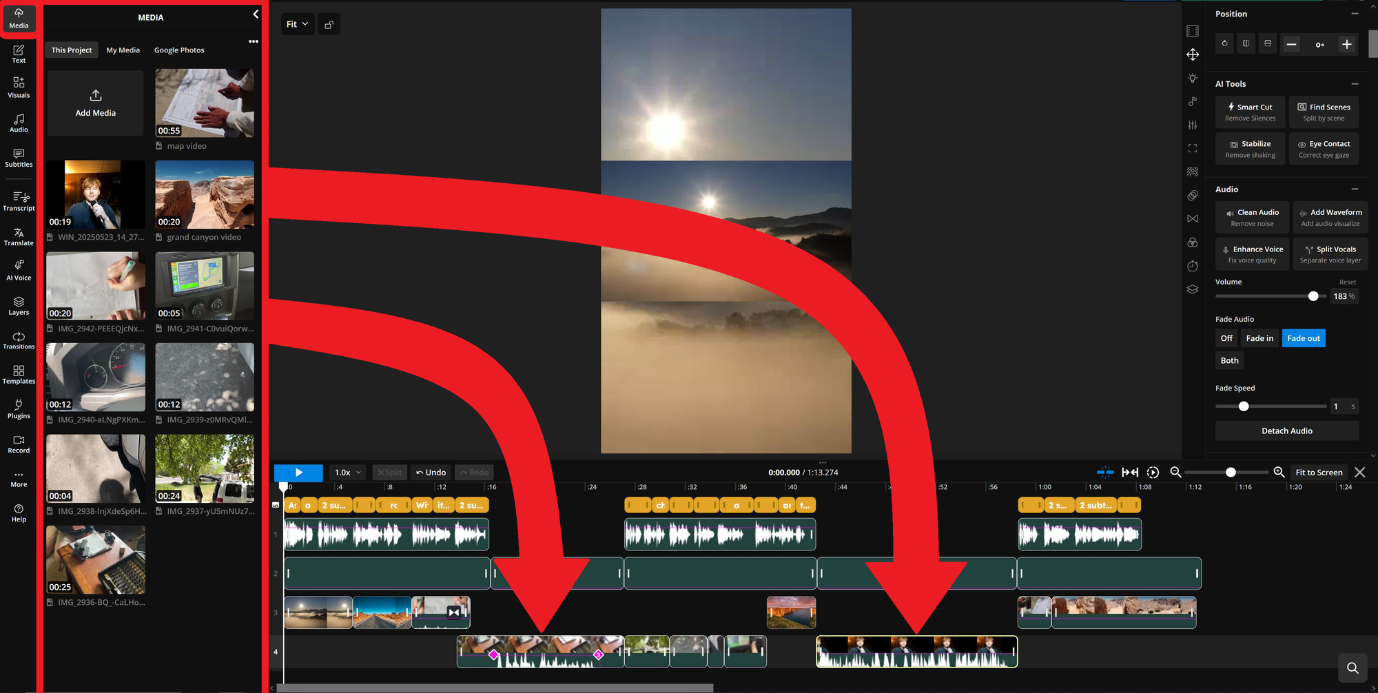 Guide showing how to build a narrator trend video for TikTok. 