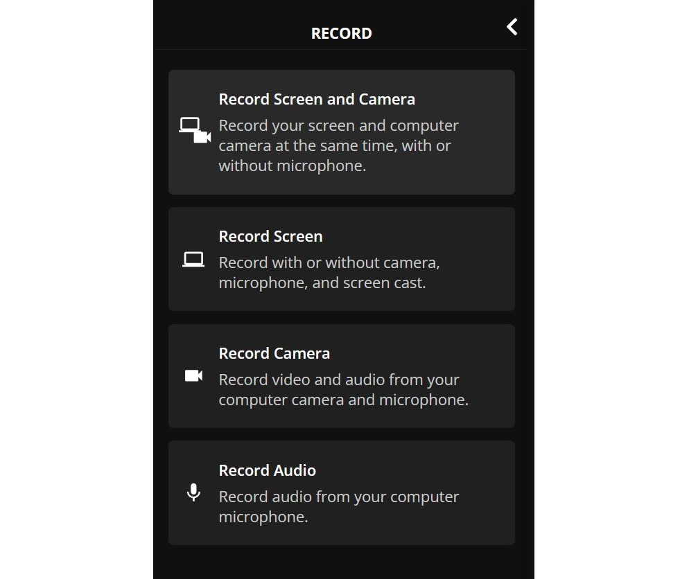 Guide showing how to add a voice over to a narration trend video. 
