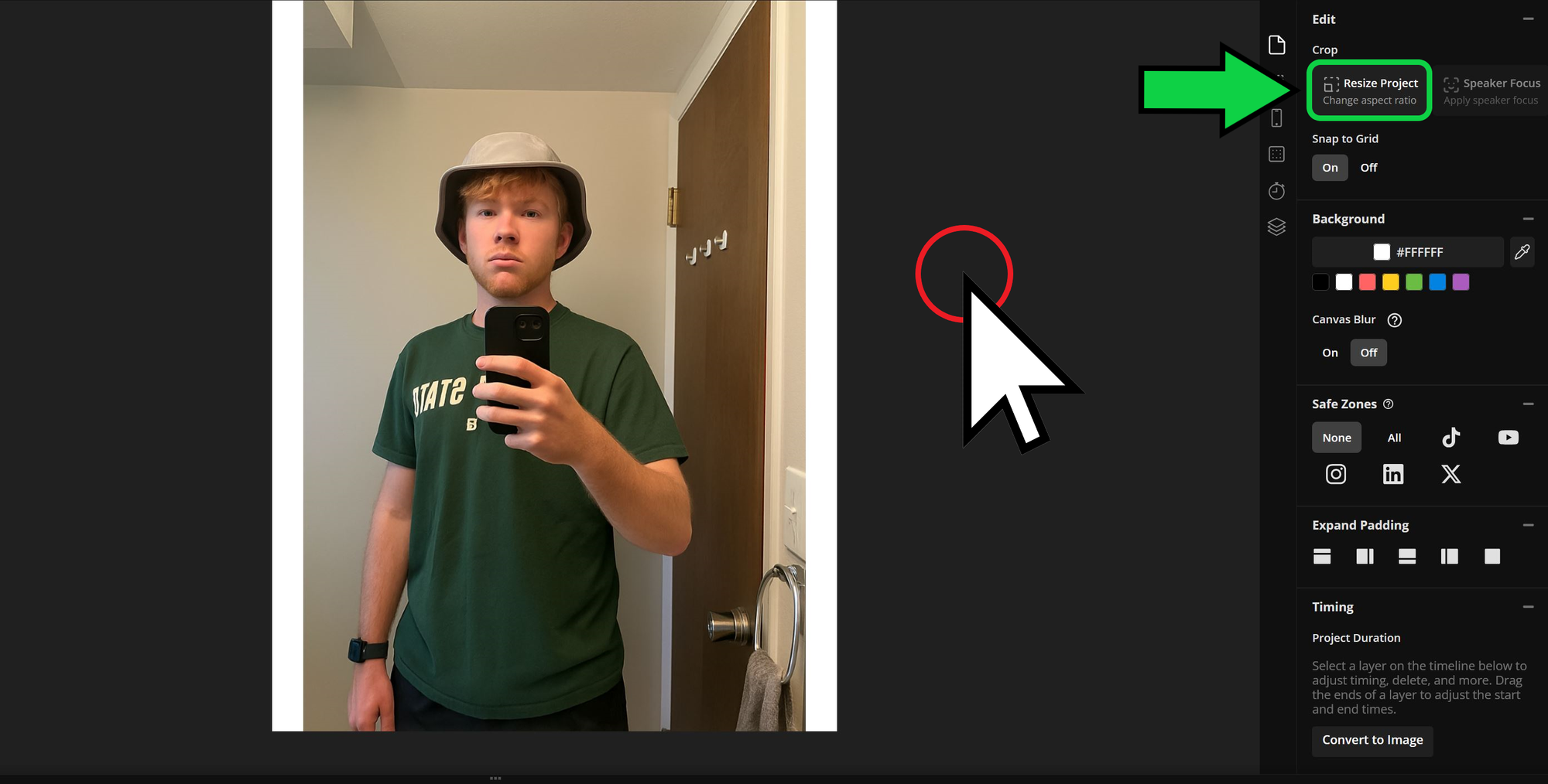 Guide showing how to resize videos in the ChatGPT 100x challenge. 