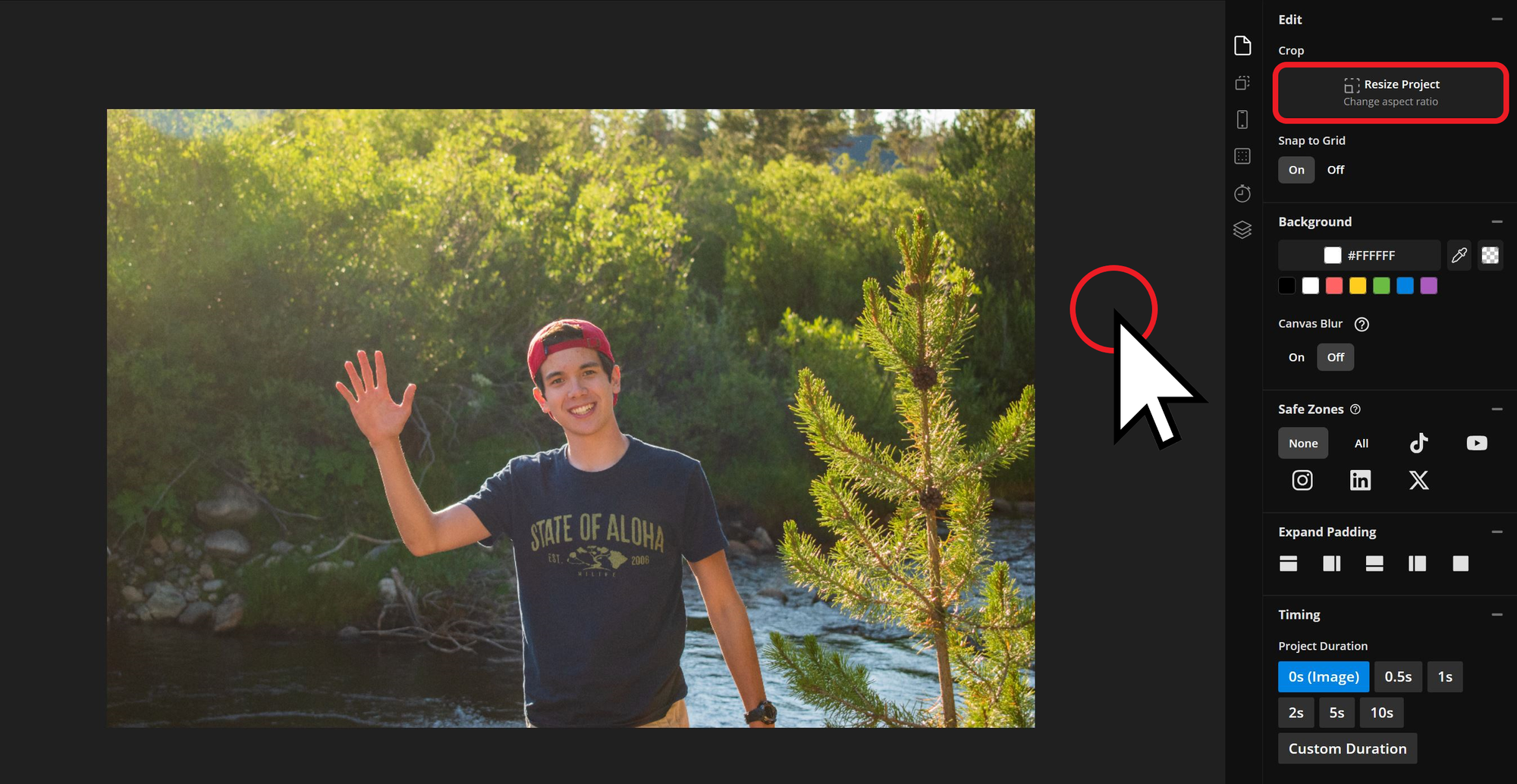 Guide showing how to resize reference images for Higgsfield AI. 
