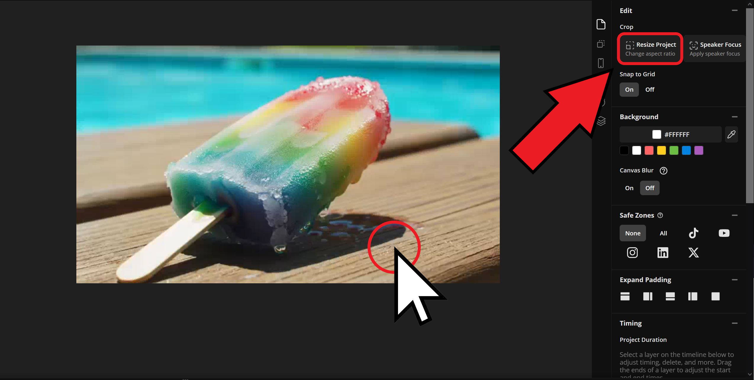 Guide showing how to resize Gemini Veo 2 generated videos.