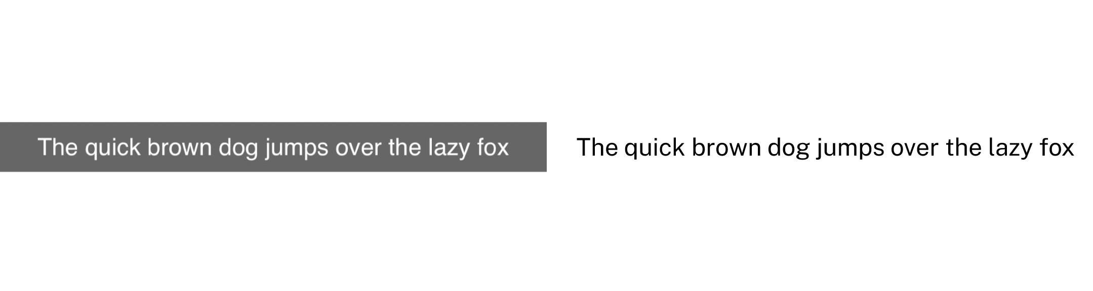 Side-by-side comparison of Snapchat's default font in a gray text bar on the left, and the alternative font Public Sans on the right, used in floating text.