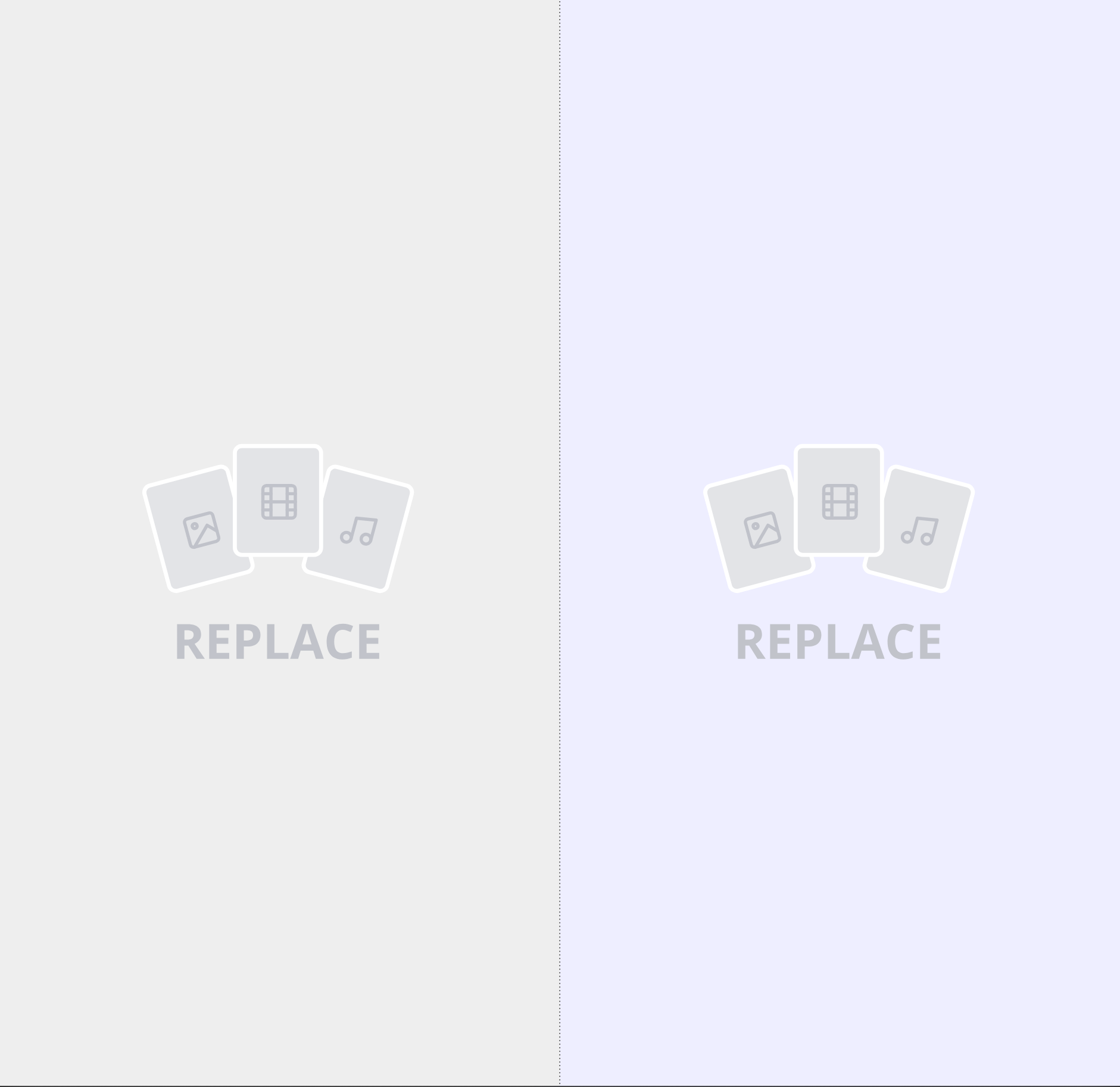 Alternative CapCut-style collage template for image posts. 