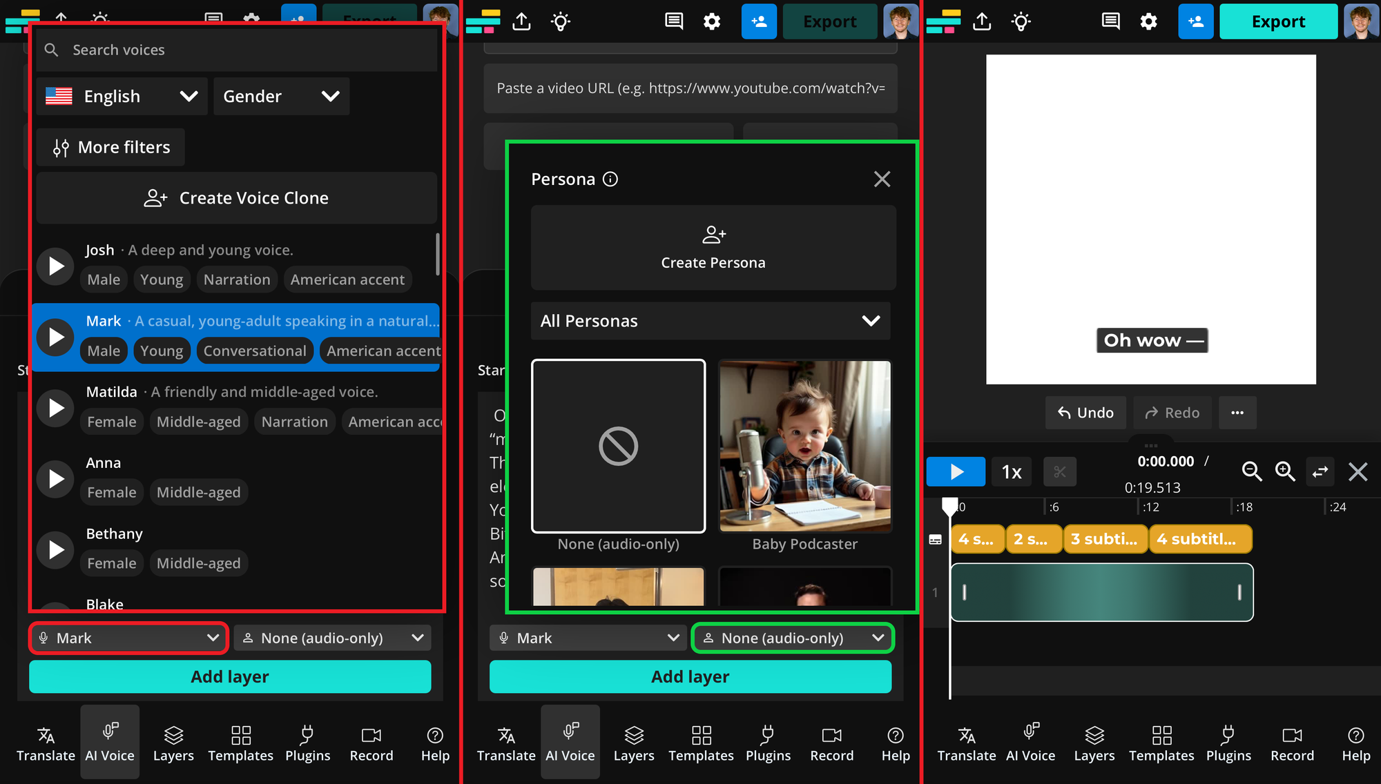 Guide showing how to configure a ChatGPT text to speech roast. 