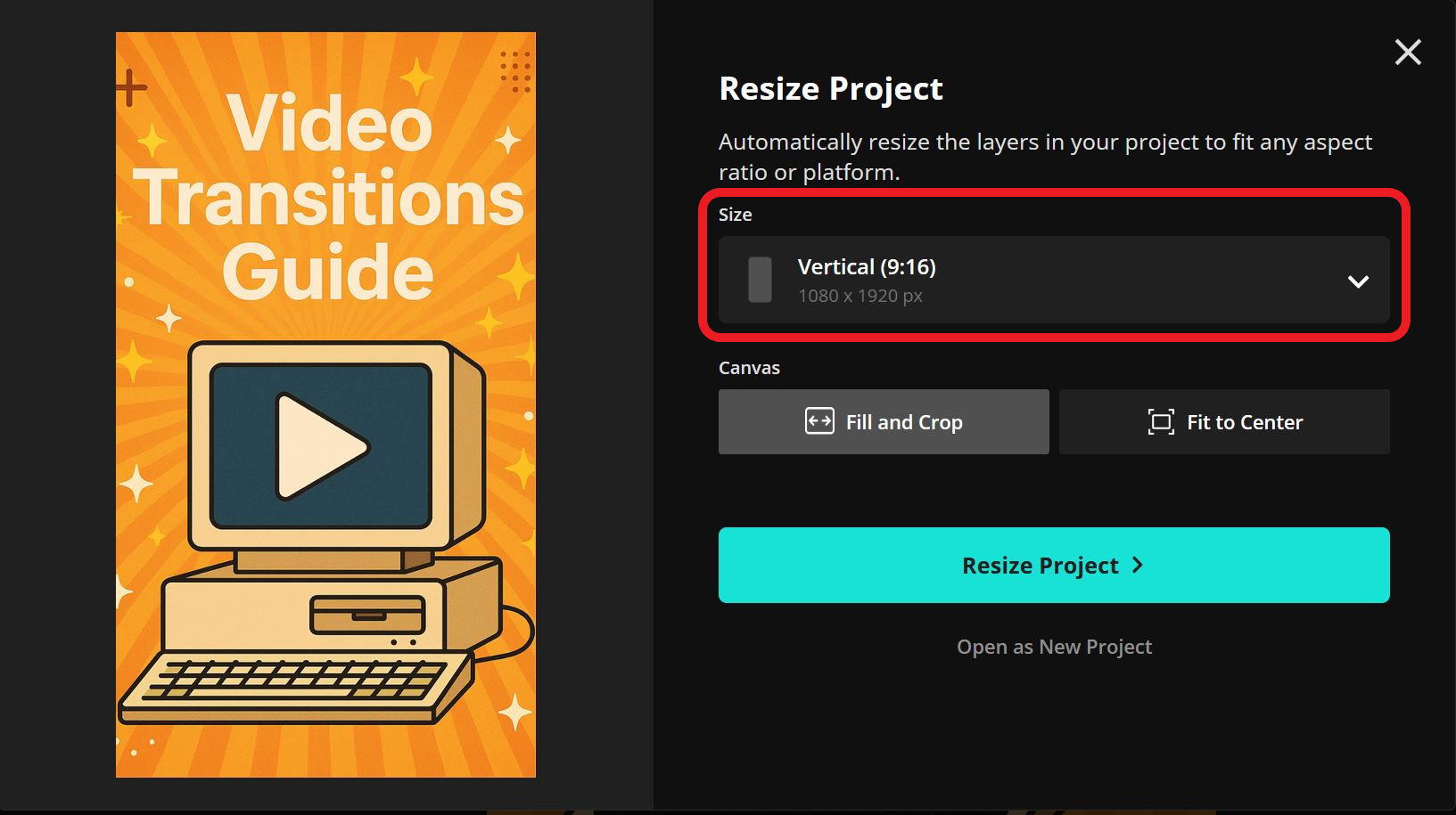 Guide showing how to resize ChatGPT thumbnails for platforms like YouTube Shorts and Instagram Reels. 