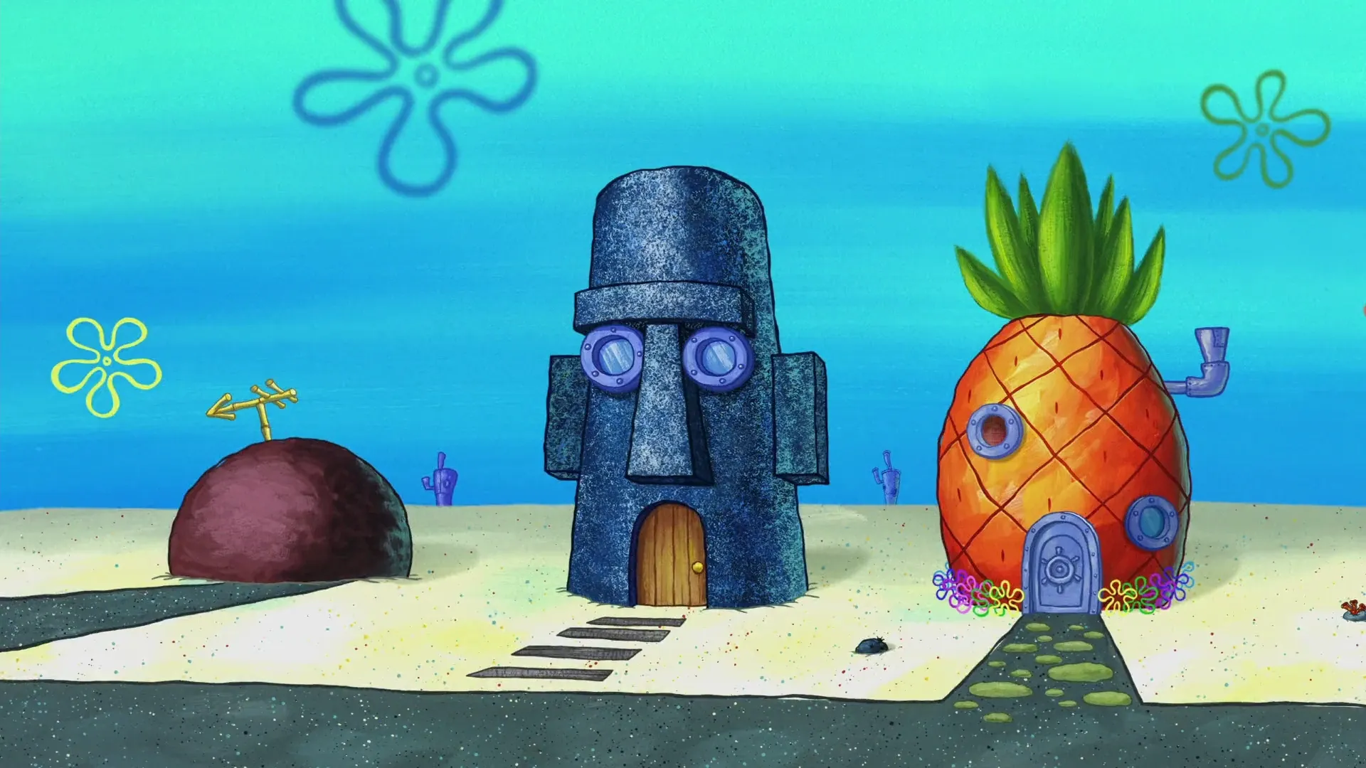 Example frame from SpongeBob used as a reference image in the Bikini Bottom TikTok trend. 