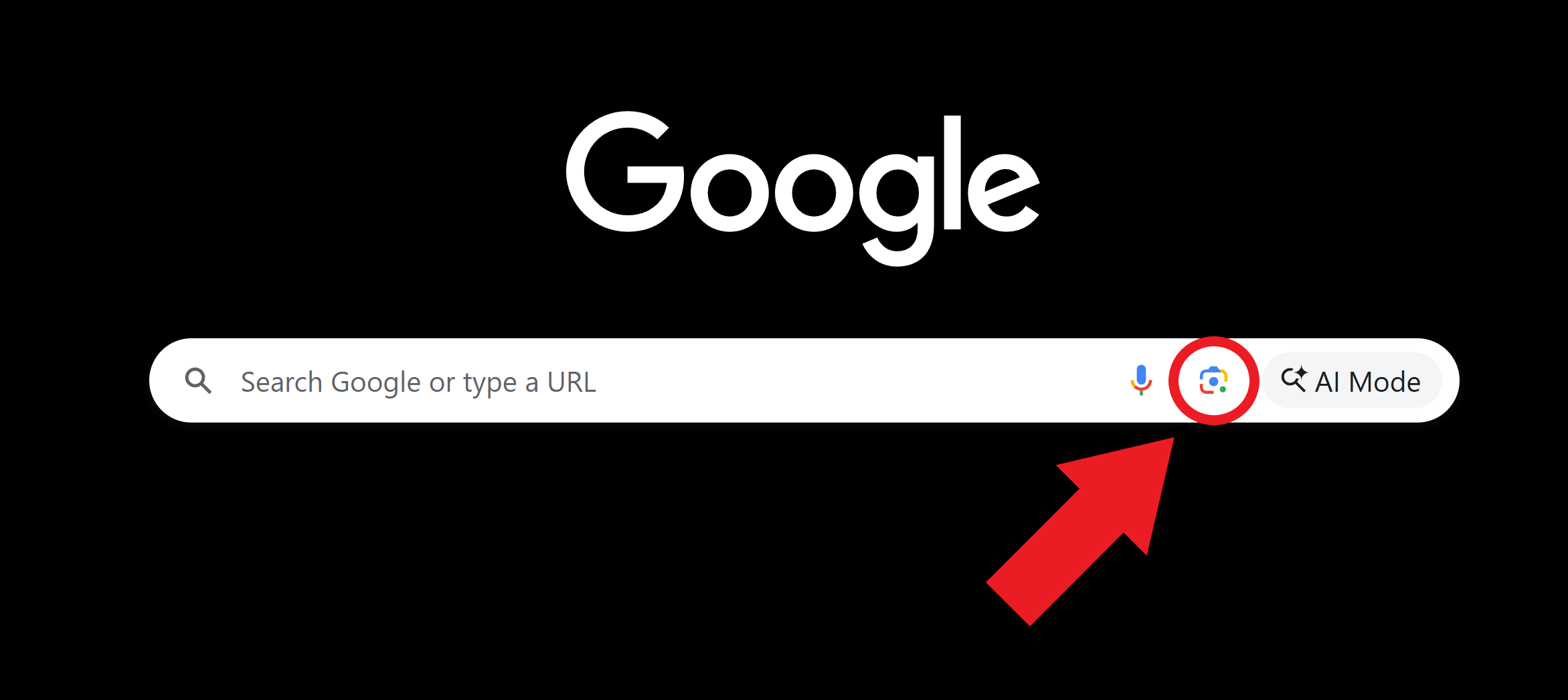 Guide showing how to access Google Lens to reverse video search.