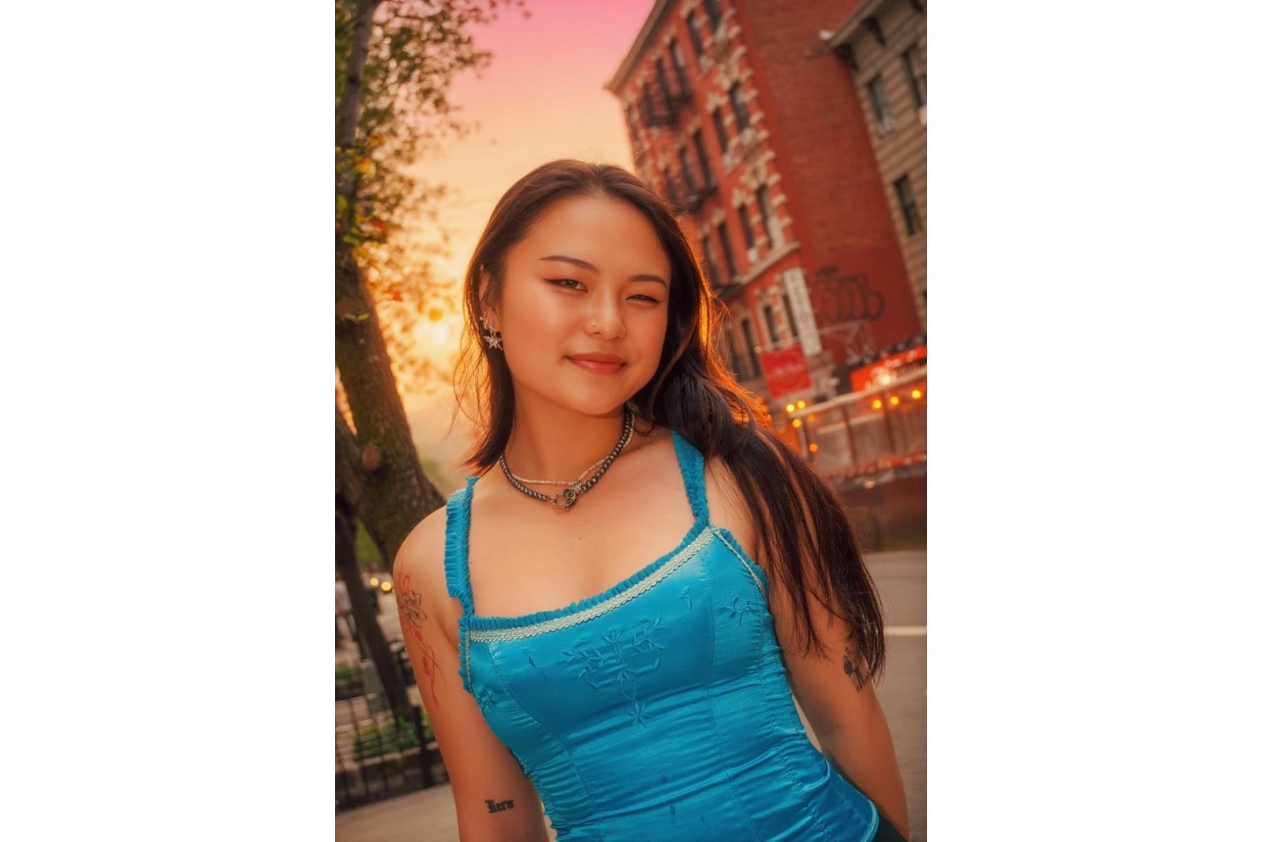 The example image that we used, which is the portrait of a girl. 