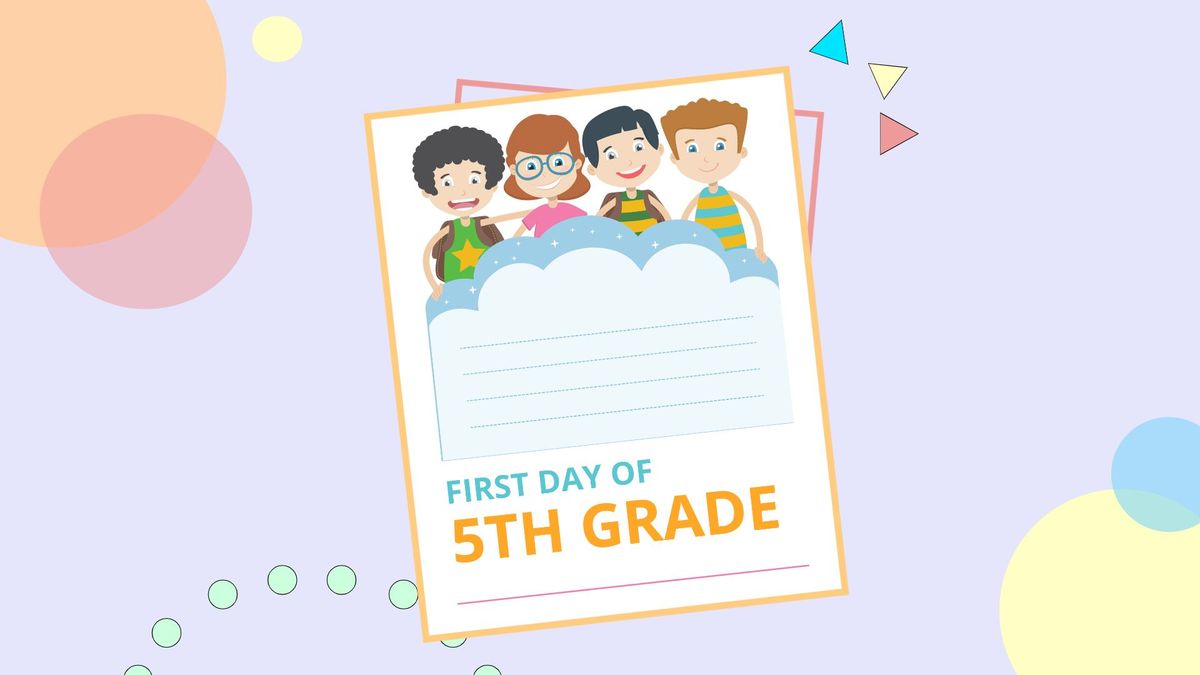 Free Printable First Day of School Signs