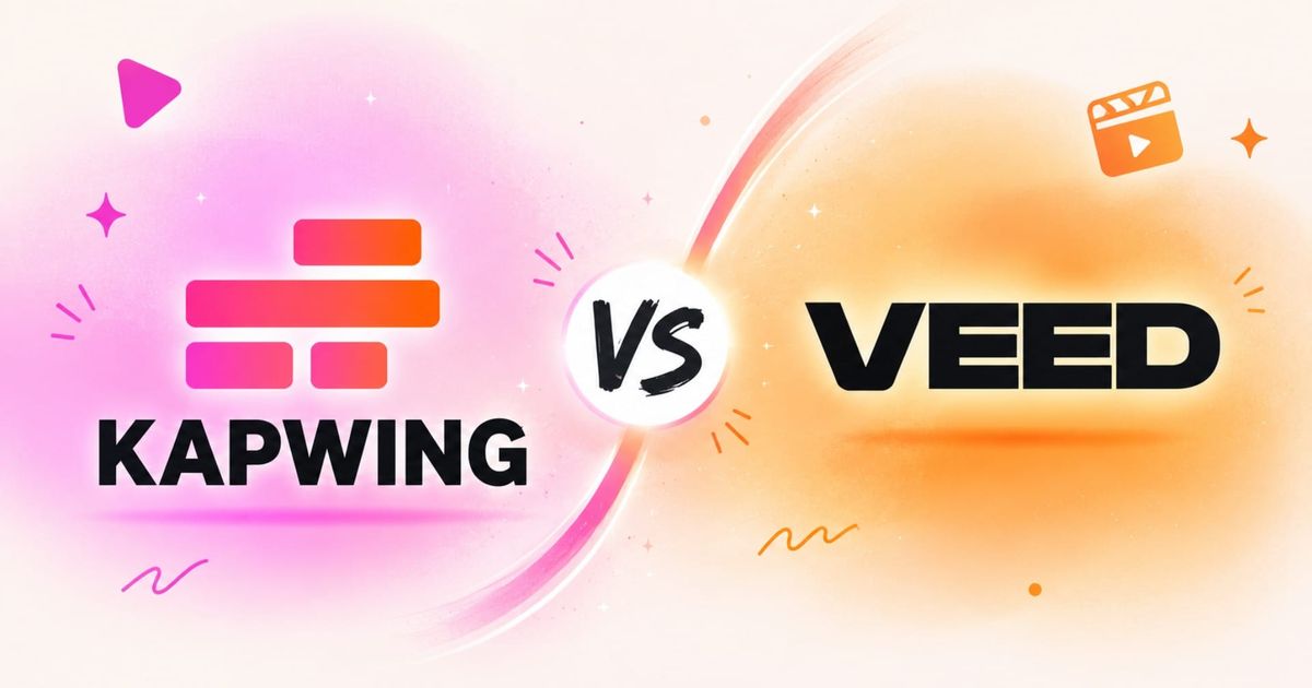 Kapwing vs Veed: Comparison for Video Creators in 2026