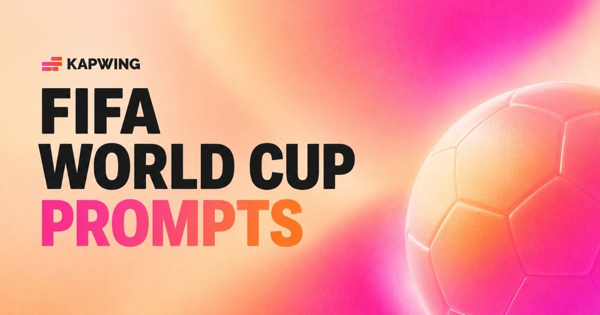 FIFA World Cup 2026 Prompts — AI Images and Videos