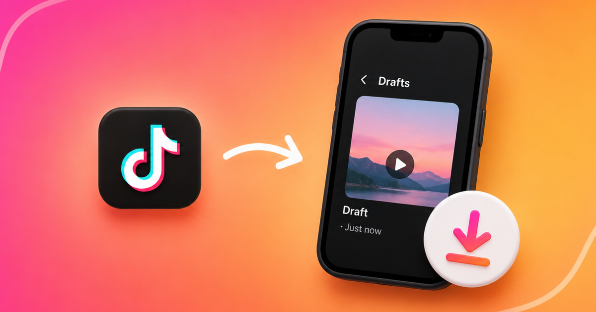 How to Save TikTok Drafts to Your Phone