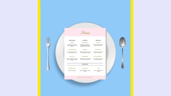 How to Design a Menu (Template Included)