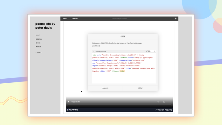How to Embed Videos in Squarespace